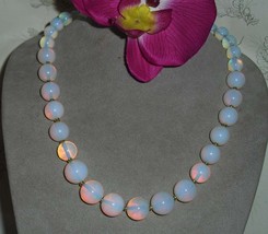 Gorgeous Opalite Beads Necklace SOLD - £30.89 GBP