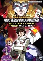 DVD Anime Kidou Senshi Gundam Unicorn (1-7 End) +2 Special +RE:0096 (1-22 End) - £31.37 GBP