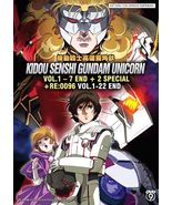 DVD Anime Kidou Senshi Gundam Unicorn (1-7 End) +2 Special +RE:0096 (1-2... - £31.52 GBP