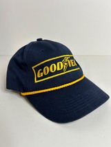 Vintage Trucker Hat 80s Goodyear K Products Made in USA Snapback Cap Yel... - $16.98