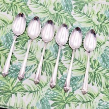 Set 6 Rogers STARLIGHT 50&#39;s International Reinforced Plate Flatware Spoon - £26.47 GBP