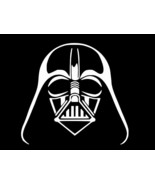 DARTH VADER HELMET Star Wars Vinyl Decal Car Sticker Wall CHOOSE SIZE COLOR - £2.20 GBP+