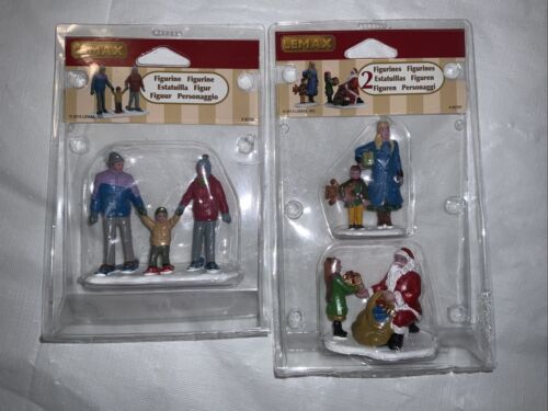 Lemax Presents From Santa Christmas Village Figurines 92795 & 92797 Lot - $29.69