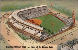 Beautiful Wrigley Field Home of the Chicago Cubs IL Postcard PC246 - £11.77 GBP
