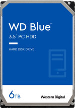 WD - Blue 6TB Internal SATA Hard Drive for Desktops - $179.54