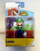 NEW Jakks Pacific World of Nintendo Super Mario 2.5&quot; Standing LUIGI Mini-Figure - £13.27 GBP