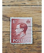 Great Britain Stamp King Edward VIII 1 1/2d Used Wave Cancel 232 - $1.99