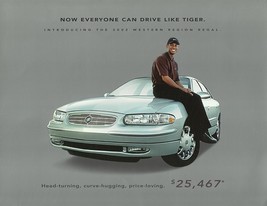2002 Buick REGAL WESTERN REGION edition brochure sheet US 02 TIGER WOODS - $6.00