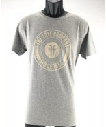 Frye Company Distressed Moto T-shirt Mens Size Small Heather Grey FFF8BK... - £15.44 GBP