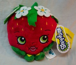 Shopkins Soft Strawberry Kiss Character 6&quot; Plush Stuffed Animal Toy New w/ Tag - £11.87 GBP