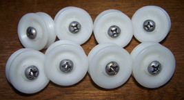 Ge Dishwasher -SET Of 8 Dishrack Rollers - Upper Roller & Screw Assly WD12X332 - $14.99