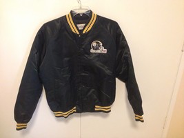 Vtg 80s 90s Chalk Line Pittsburgh Steelers Chasquear Botón Satén Chaqueta Szxl - £58.49 GBP