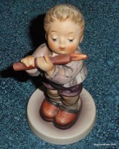 Goebel Hummel Figurine &quot;Morning Concert&quot; #447 TMK6 Boy Playing Flute - G... - £24.27 GBP