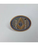 Vintage Lions Club Colorful Gold Tone Lapel Hat Pin - $6.11 CAD