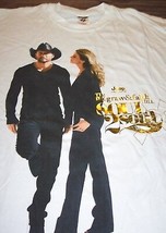 TIM McGRAW &amp; FAITH HILL 2007 TOUR T-Shirt MENS XL NEW - £14.77 GBP