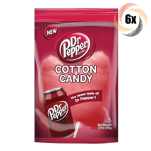 6x Bags Dr Pepper Flavored Tasty Cotton Candy | 3.1oz | Fast Shipping - £21.89 GBP