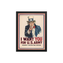 &quot;I Want You for U.S. Army&quot; Uncle Sam (1917) Vintage Ad Poster - 20&quot; x 30&quot; inches - £30.86 GBP+