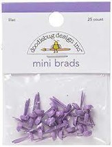 Mini Brads.  25 Count.  Doodlebug Design.  Choose Color FREE WITH PURCHASE image 2