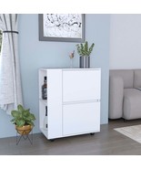 Glasgow Bar Cart: 2 Doors, 2 Shelves - $3,289.96 MXN