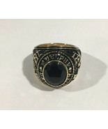 10k Yellow Gold Adelphi University 1896-1971 BA School Ring With Garnet ... - $17,808.34 MXN