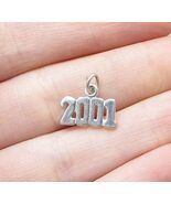 925 Sterling Silver Cloud 2001 Charm Pendant  PT1006 - $23.68