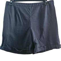 Black High Waisted Shorts Size 10 - £19.35 GBP