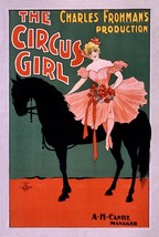 8248.Decoration Poster.Home Room wall.Art Nouveau design.Circus girl on horse - £13.66 GBP+