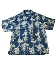 Jamaica Jaxx Men’s Blue 100% Silk Hawaiian Tropical Short Sleeve Shirt S... - $15.79