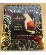 New Twilight Saga 4 Hard Cover Books Blank Journals 96 Pages Each & Keepsake Tin - £15.73 GBP
