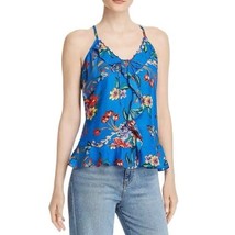 Parker Blue Floral Montgomery Top Size Small New - £45.42 GBP