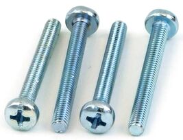 4 count M4 x 30mm =1 1/8" long SCREWS TV Monitor mounting Phillips &amp; Pan... - $18.54