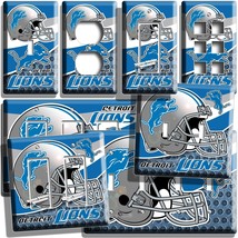 DETROIT LIONS FOOTBALL TEAM LIGHT SWITCH OUTLET WALL PLATE MAN CAVE SPOR... - £7.18 GBP+