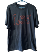 Lee Blue with Red Graphic T Shirt Men&#39;s Size XXL - $18.79