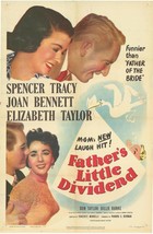 Father&#39;s Little Dividend original 1951 vintage one sheet poster - £221.78 GBP