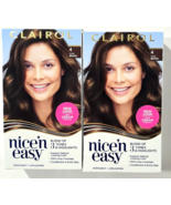 2 Clairol Nice &#39;N Easy Permanent Hair Color Cream 4 Dark Brown - $25.99