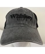 Grunt Style Whiskey Helps Trucker Hat Black Gray Mesh Snapback Cap USA - $19.31 CAD