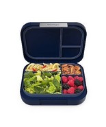 Modern 4 Compartment Bento Style Leak-Resistant Lunch Box - Navy - £37.70 GBP