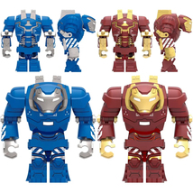 Iron Man Mark 38 Igor Marvel Superhero Iron Man Armour 2Pcs Minifigure Bricks - $16.49