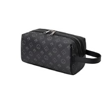 MJZKXQZ Large Women Waterproof Cosmetic Bag PU Leather Make Up Bag Travel Washin - £32.24 GBP