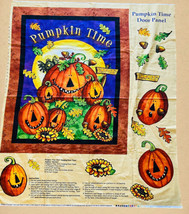 Pumpkin Night Door Hanging Fabric Wall Panel Halloween Springs Creative Products - £9.47 GBP