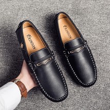 Fotwear Men Penny Loafers Big Size Cow Leather Men Casual Shoes Breathable Drivi - £41.91 GBP