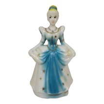 Vintage Cinderella Plastic Cake Topper Figurine Disney Hong Kong 5 Inches Tall - $9.69
