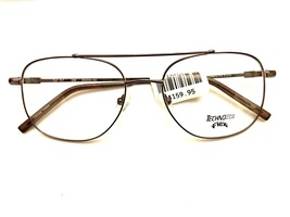 TECHNOLITE FLEX TLF 707 GM GUNMETAL BROWN AUTHENTIC EYEGLASSES 55-18  - $47.91 CAD