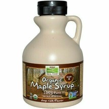 NOW Real Food - Organic Maple Syrup (Grade A Dark Color) - 16 fl. oz (473 ml) b - £16.13 GBP