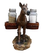 Western Country Mule Donkey Ass Carrying Saddlebags Salt Pepper Shakers ... - £27.88 GBP