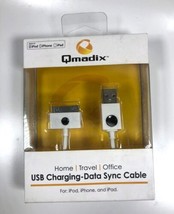 Qmadix Carga USB Cable Sincronización Datos Para Apple Ipod ,IPAD Y IPHO... - £6.18 GBP
