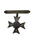 U.S.M.C.-U.S. ARMY, SHARPSHOOTER, BADGE, THREE TARGET RINGS, DATED SEPT ... - $649.65 MXN
