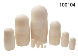 Blank Nesting Doll - 10&quot; w/ 10 Piece Set - £90.93 GBP