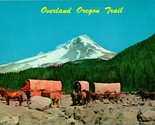 Vtg Postcard Overland Oregon Trail Unposted Souvenir Old Oregon Trail Mt... - $3.91