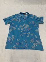 Vintage Fast Breakers Hawaiian Birds of Paradise Button Up Single Stitch size XL - £8.53 GBP